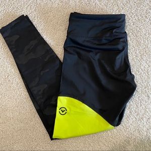 Camo Colorblock Tights